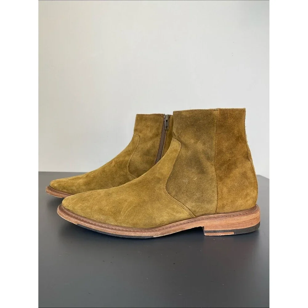 Frye Men's Suede Chukka Boot in Olive Tan Sz 10 Western Street Casual